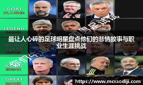 最让人心碎的足球明星盘点他们的悲情故事与职业生涯挑战