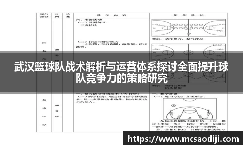 武汉篮球队战术解析与运营体系探讨全面提升球队竞争力的策略研究